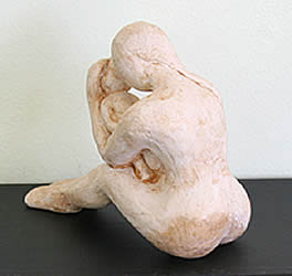 lesbian lovers sculpture back view